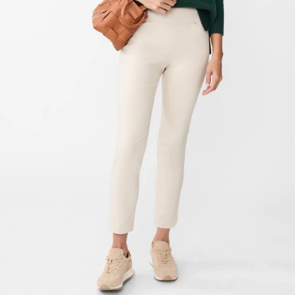 J McLaughlin Romilly Pants Stone Crop Pull On Minimalist Stretch Amelia Cloth-4